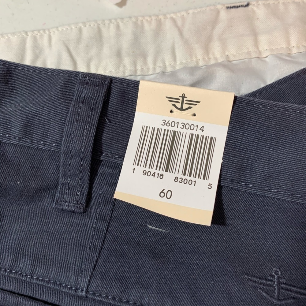 New Dockers Perfect Short Big & Tall Men’s 60 blue - Picture 7 of 8